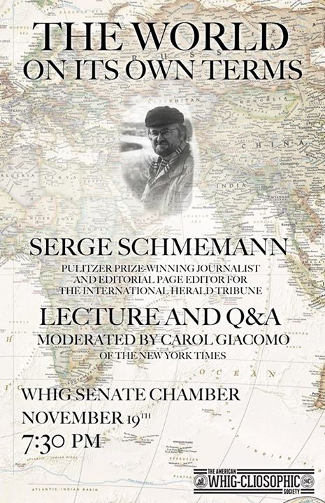 Lecture-with-Serge-Schmemann-editorial-editor-of-the-International-New-York-Times-Princeton-11-19